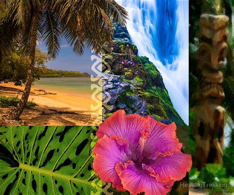 Anini Beach Kauai Hawaiian Digital Mixed Media By Healthytrekking