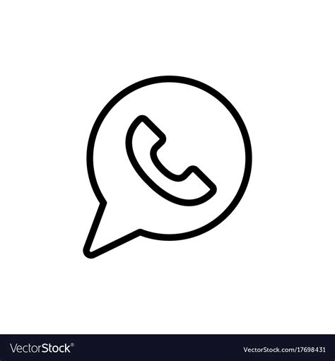 Whatsapp Icon Vector 327867 Free Icons Library