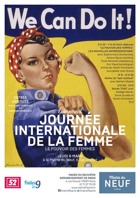 JournÉe Internationale De La Femme Le Pouvoir Des Femmes Jeudi 8 Mars Mairie Du 9e
