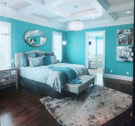 Check out our awesome tiffany blue bedroom home decor ideas at www. Tiffany blue bedroom | Master bedroom colors, Modern ...