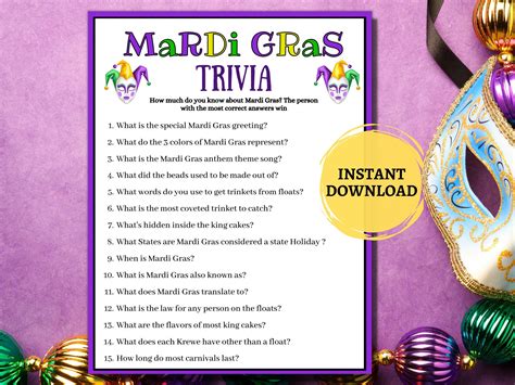 Mardi Gras Trivia And Answers