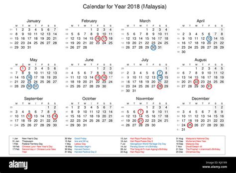 Calendar Of Year 2018 With Public Holidays And Bank Holidays For