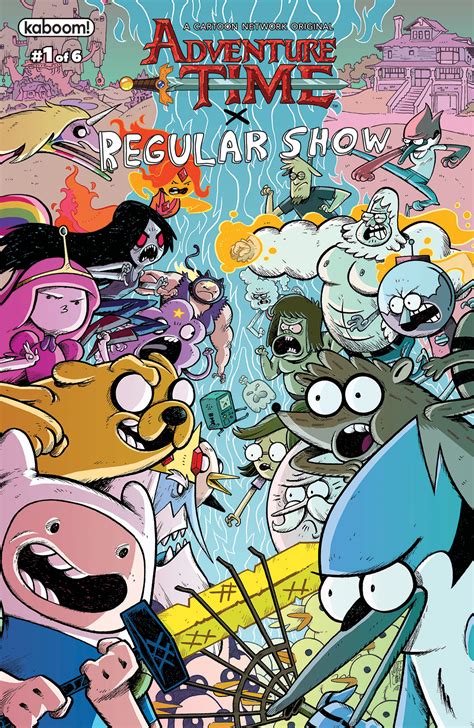 Jun171297 Adventure Time Regular Show 1 Subscription Corona Var