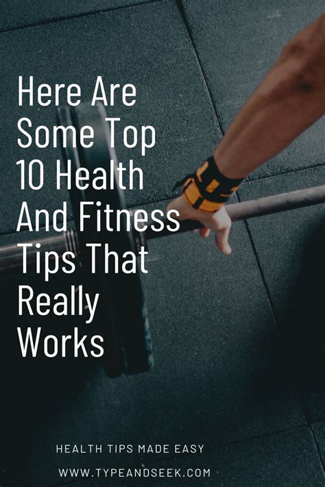 Here Are Some Top 10 Health And Fitness Tips That Really Works Type