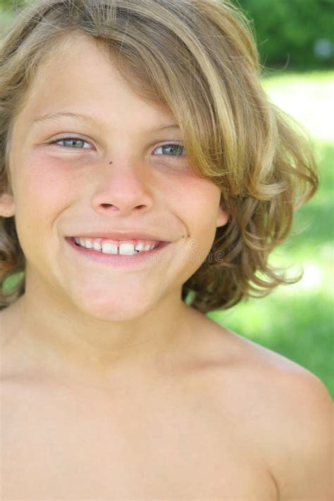 Handsome Boy Smile Headshot Vertical Stock Image Image Of Lnature