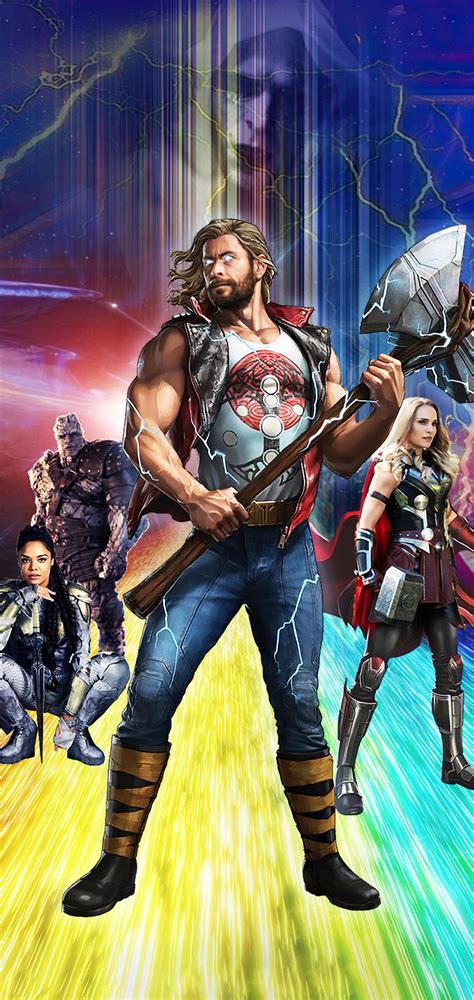 1080x2280 Thor Love And Thunder Fan Made Poster 4k One Plus 6huawei
