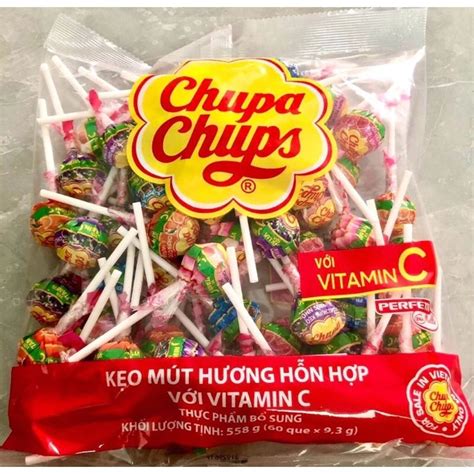 Pack Of 60 Chupa Chups Fruit Lollipops 588g Shopee Philippines