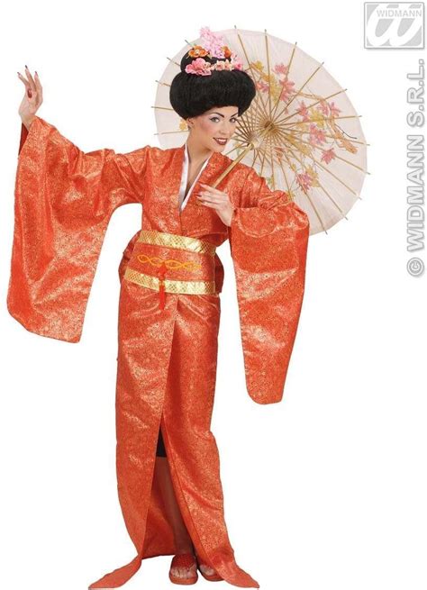 Geisha Fancy Dress Costume Ladies Oriental