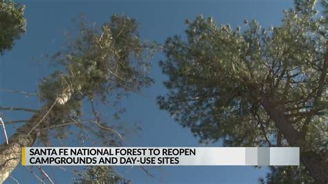 Maybe you would like to learn more about one of these? Santa Fe National Forest to reopen campgrounds, day-use ...