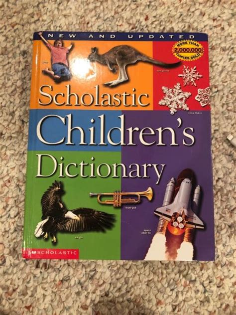 Scholastic Childrens Dictionary 2002 Hardcover Revised Ebay