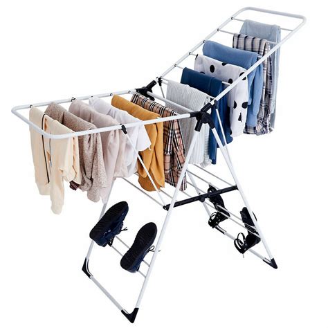 Hanging the unit on the wall was a little tricky for some users, but once. Laundry Clothes Storage Drying Rack Portable Folding Dryer ...