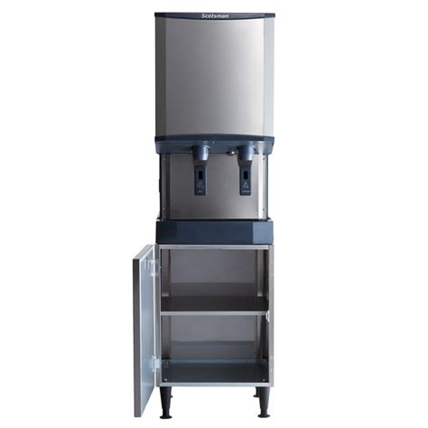 scotsman hid540a 1 meridian 21 1 4 air cooled nugget ice machine with 40 lb bin water