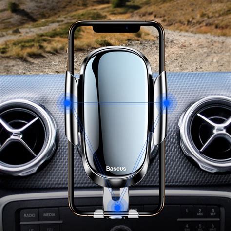 Baseus Future Gravity Round Air Vent Car Mount Phone Holder