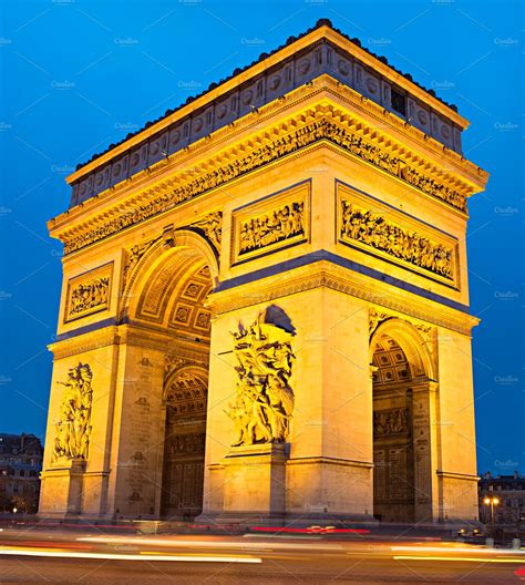 The Triumphal Archparis France Architecture Stock Photos ~ Creative