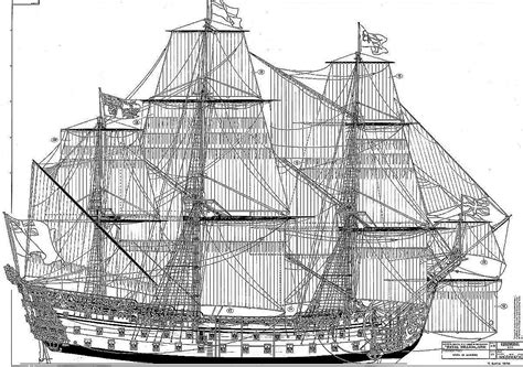 1st Rate Ship Ms Royal William 1719 Euromodel Ship Model Plans Best