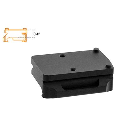 UTG Super Slim Low Profile Picatinny Trijicon RMR Mount Optics Trade