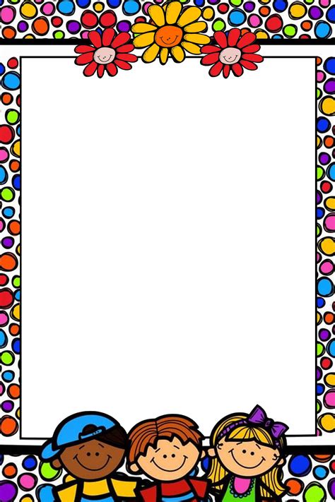 Frame For Children Png Clip Art Borders Colorful Borders Design