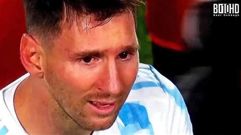 Lionel Messi Crying And Celebrating Vs Bolivia