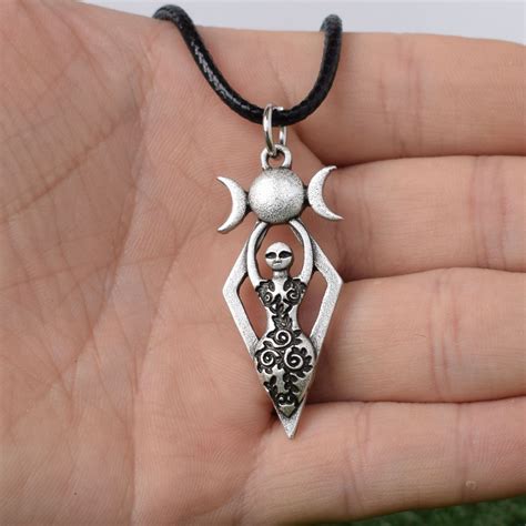 Sanlan Original Pagan Wiccan Pendant Necklace Jewelry Goddess