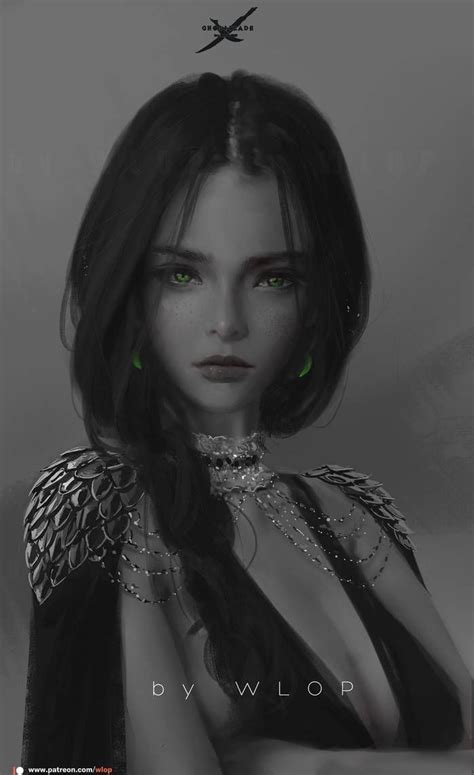 Portrait Demo Aeolian By Wlop On Deviantart By Wlop Fantasy Art