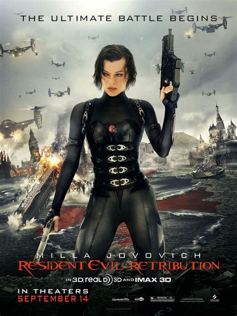 #welcometoraccooncity is only in theaters november 24. Resident Evil Retribution Movie Poster (Click for full ...
