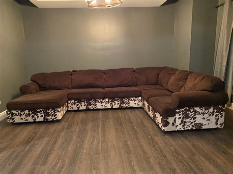 Cowhide Sectionals Etsy