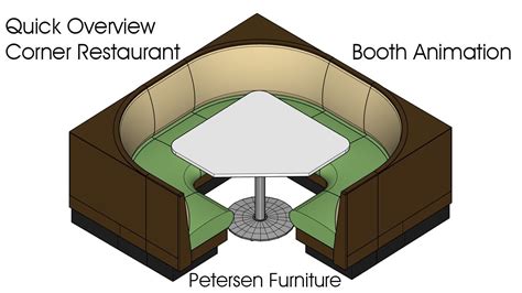 Typical Upholstered Restaurant Booth Corner Arrangements Youtube