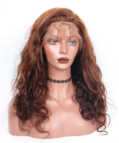 Brown Hair Color Lace Front Human Hair Wigs Density For Black Women Msbuy Com