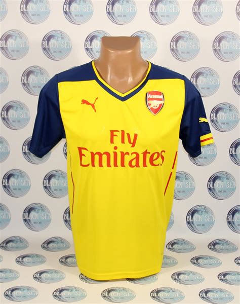 Arsenal Away Football Shirt 2014 2015 Sponsored By Emirates