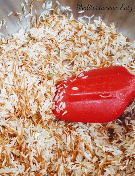 Lebanese Riz Rice With Vermicelli Mediterranean Eatz In 2022 Rice