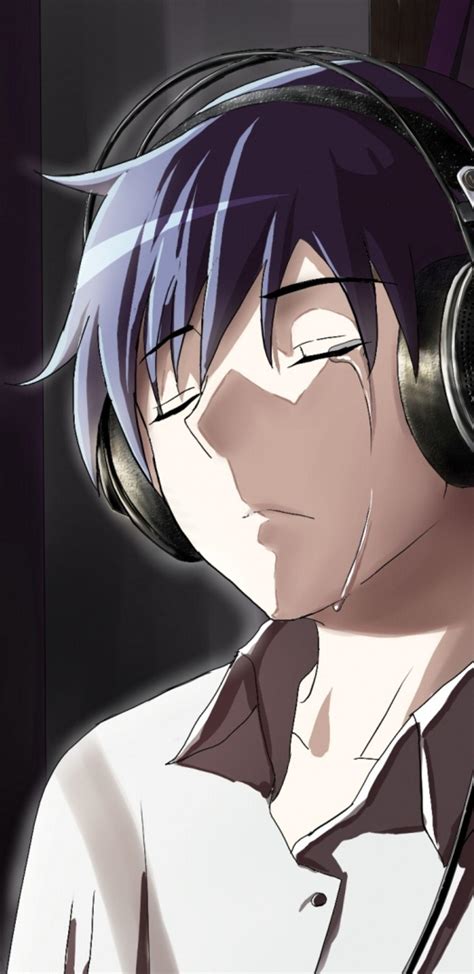 Crying Boy Anime Wallpaper Santinime