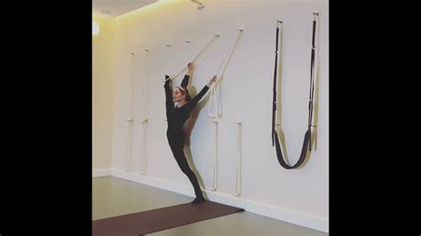 Rope Wall Yoga Splits Flexibility Stretching Youtube
