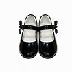 Girls Shiny Black Mary Jane School Shoes | BLUESKYKIDSLAND