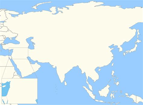 Countries Of Asia Without Outlines Quiz