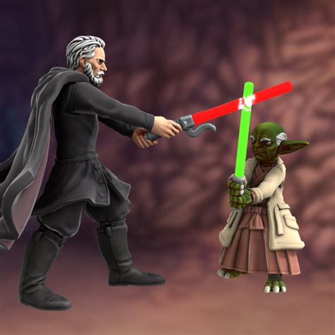 Week 7 Of 2024 Duel 7 Of 2024 Yoda Vs Count Dooku From Attack Of The Clones Rheroforgeminis