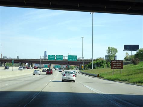 Illinois Interstate 94 Westbound Cross Country Roads