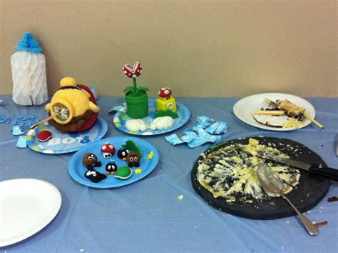 Yumeis Cake Mario Theme Baby Shower Cake