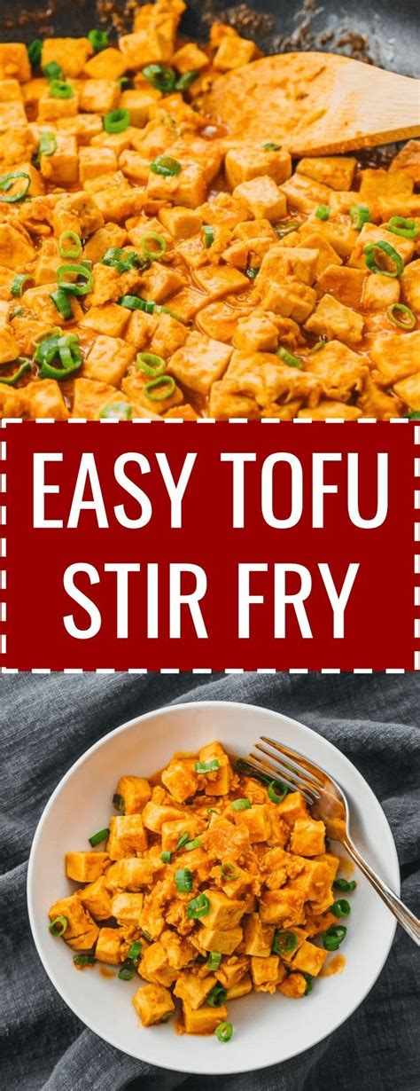 It's exquisite served with black radish slices and soy sauce, or a miso glaze. An easy, simple, and quick tofu stir fry recipe with a ...