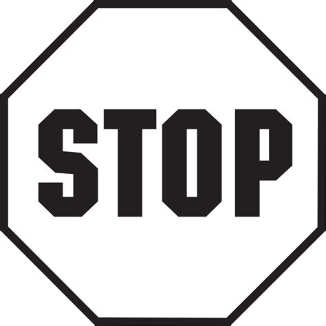 Stop Sign Clipart 2 Wikiclipart