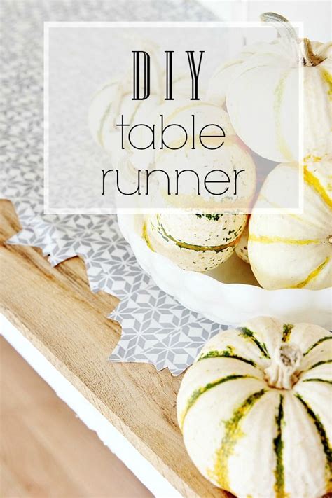 The runner is made of strips of fabric. How to Make a DIY Table Runner With Extra Giggles | Table ...