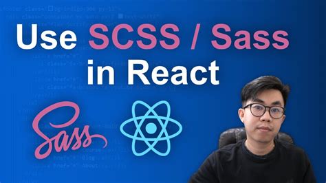 How To Use Sass In React Use Scss In React For Beginners Youtube