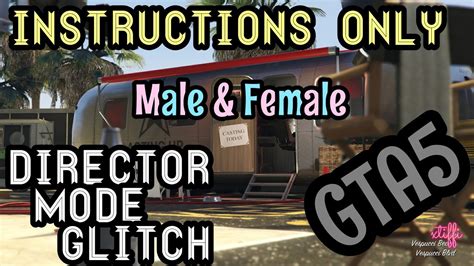 Patched Gta5 Director Mode Glitch New Female And Male Full