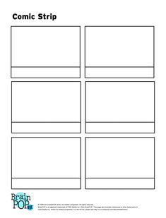 comic strip template pages  creative assignments
