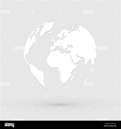 World Map Globe Icon Stock Vector Image And Art Alamy