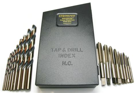 Norseman Super Premium Drill And Tap Set 18 Piece Set 57580 Black