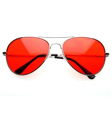 Retro Classic Aviator Ultra Red Tint Edition Cv11evol12j Women S Sunglasses Aviator Ray Ban