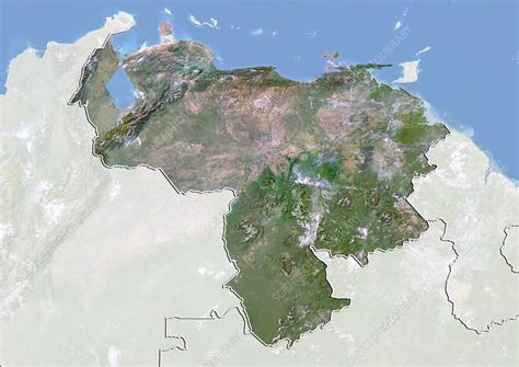 Venezuela Satellite Image Stock Image C0134146 Science Photo Library