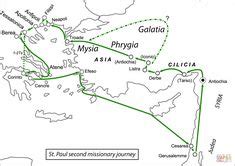 Living in jerusalem just after christ's death and resurrection. paul missionary journeys coloring page | Below is a map of ...