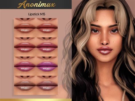 Anonimux Simmers Eyes N06 Sims 4 Cc Makeup Makeup Set Lipstick