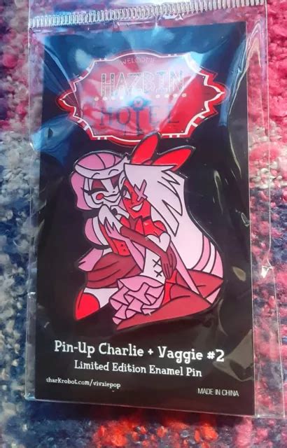 Hazbin Hotel Vivziepop Pin Up Charlie Vaggie Limited Edition